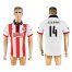 Guadalajara #14 A.Zaldivar Home Soccer Club Jersey