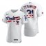 Los Angeles Dodgers #31 Joc Pederson Mens Nike White Fluttering USA Flag Limited Edition Authentic MLB Jersey