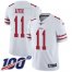 Nike San Francisco 49ers #11 Brandon Aiyuk White Mens Stitched NFL 100th Season Vapor Untouchable Limited Jersey