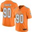 Nike Miami Dolphins #90 Shaq Lawson Orange Mens Stitched NFL Limited Rush Jersey