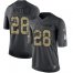 Nike New England Patriots #28 James White Black Mens Stitched NFL Limited 2016 Salute To Service Jersey