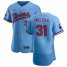 Minnesota Twins #31 Devin Smeltzer Mens Nike Light Blue Alternate 2020 60th Season Authentic Team MLB Jersey