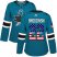 Adidas San Jose Sharks #22 Jonny Brodzinski Teal Home Authentic USA Flag Womens Stitched NHL Jersey