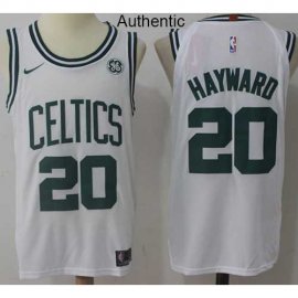 Mens Nike Boston Celtics #20 Gordon Hayward White NBA Authentic Association Edition Jersey