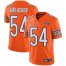 Nike Chicago Bears #54 Brian Urlacher Orange Mens 100th Season Retired Stitched NFL Limited Rush Jersey