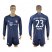 Bayern Munchen #23 Reina Dark Blue Goalkeeper Long Sleeves Soccer Club Jersey