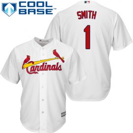 St.Louis Cardinals #1 Ozzie Smith White Cool Base Stitched Youth MLB Jersey
