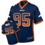 Nike Denver Broncos #95 Derek Wolfe Navy Blue Alternate Mens Stitched NFL Elite Drift Fashion Jersey