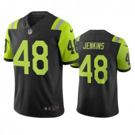 New York New York Jets #48 Jordan Jenkins Black Green Vapor Limited City Edition NFL Jersey