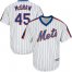 New York Mets #45 Tug McGraw White(Blue Strip) Alternate Cool Base Stitched Youth MLB Jersey