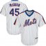 New York Mets #45 Tug McGraw White(Blue Strip) Alternate Cool Base Stitched Youth MLB Jersey