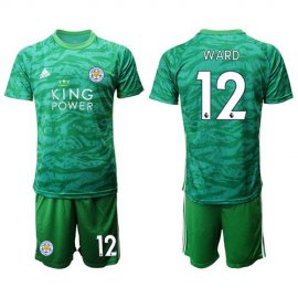 Leicester City #12 Ward Green Goalkeeper Soccer Club Jersey
