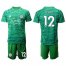 Leicester City #12 Ward Green Goalkeeper Soccer Club Jersey