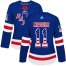 Adidas New York Rangers #11 Mark Messier Royal Blue Home Authentic USA Flag Womens Stitched NHL Jersey