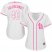 St.Louis Cardinals #46 Paul Goldschmidt White/Pink Fashion Womens Stitched MLB Jersey