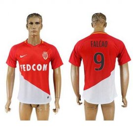 Monaco #9 Falcao Home Soccer Club Jersey