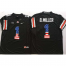 Ohio State Buckeyes #1 B.Miller Black USA Flag College Football Jersey
