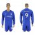Chelsea #9 Morata Home Long Sleeves Soccer Club Jersey