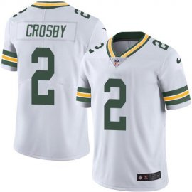Nike Green Bay Packers #2 Mason Crosby White Mens Stitched NFL Vapor Untouchable Limited Jersey