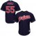 Cleveland Indians #55 Roberto Perez Navy Blue Alternate Stitched Youth MLB Jersey