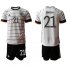 Germany #8 Gundogan White Home Soccer Country Jersey
