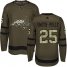 Adidas Washington Capitals #25 Devante Smith-Pelly Green Salute to Service Stitched NHL Jersey