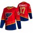 St. Louis Blues #17 Jaden Schwartz Red Mens Adidas 2020-21 Reverse Retro Alternate NHL Jersey