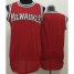 Milwaukee Bucks Blank Red Revolution 30 Stitched NBA Jersey
