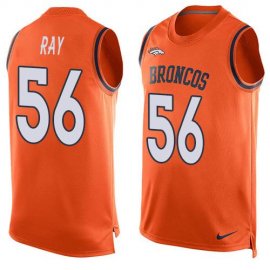 Nike Denver Broncos #56 Shane Ray Orange Team Color Mens Stitched NFL Limited Tank Top Jersey