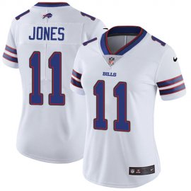 Nike Buffalo Bills #11 Zay Jones White Womens Stitched NFL Vapor Untouchable Limited Jersey