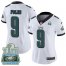 Nike Philadelphia Eagles #9 Nick Foles White Super Bowl LII Champions Womens Stitched NFL Vapor Untouchable Limited Jersey