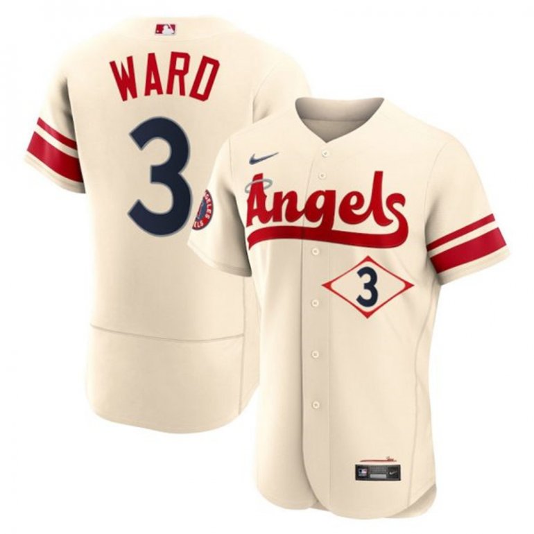 Angels 3 Taylor Ward Cream 2022 City Connect Flexbase Jersey Angels 3 Taylor Ward Cream 2022 City Connect Flexbase Jersey
