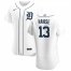 Detroit Tigers #13 Eric Haase Mens Nike White Home 2020 Authentic Player MLB Jersey