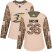 Adidas Anaheim Ducks #36 John Gibson Camo Authentic 2017 Veterans Day Womens Stitched NHL Jersey