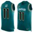 Nike Jacksonville Jaguars #11 Marqise Lee Teal Green Alternate Mens Stitched NFL Limited Tank Top Jersey
