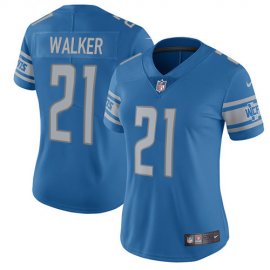 Nike Detroit Lions #21 Tracy Walker Light Blue Team Color Womens Stitched NFL Vapor Untouchable Limited Jersey