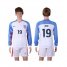 USA #19 Zusi Home Long Sleeves Soccer Country Jersey
