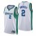 Dallas Dallas Mavericks #2 Eugene Omoruyi Mens Nike White 2021/22 Swingman NBA Jersey – City Edition Mens