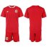 Wales Blank Red Home Soccer Country Jersey