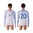 England #20 Barkley Home Long Sleeves Soccer Country Jersey