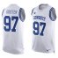 Nike Dallas Cowboys #97 Everson Griffen White Team Color Mens Stitched NFL Limited Tank Top Jersey