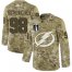Adidas Tampa Bay Lightning #98 Mikhail Sergachev Camo 2022 Stanley Cup Final Patch Authentic Stitched NHL Jersey Mens