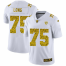 Las Vegas Raiders #75 Howie Long Mens Nike Flocked Leopard Print Vapor Limited NFL Jersey White