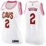 Womens Nike Cleveland Cavaliers #2 Collin Sexton White Pink NBA Swingman Fashion Jersey
