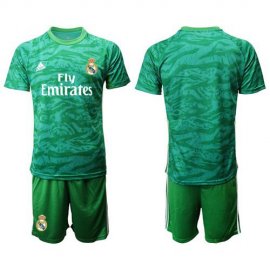 Real Madrid Blank Green Goalkeeper Soccer Club Jersey