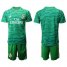 Real Madrid Blank Green Goalkeeper Soccer Club Jersey