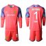 Dortmund #1 Burki Pink Goalkeeper Long Sleeves Soccer Club Jersey