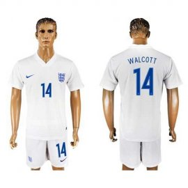 England #14 Walcott Home Soccer Country Jersey