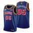 Golden State Golden State Warriors #95 Juan Toscano-Anderson Mens Nike Releases Classic Edition 2022 NBA Finals 75th Anniversary Jersey Blue Mens