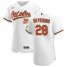 Baltimore Orioles #28 Pedro Severino Mens Nike White Home 2020 Authentic Player MLB Jersey